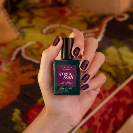 Vernis Semi-Permanent Green Flash AUBERGINE