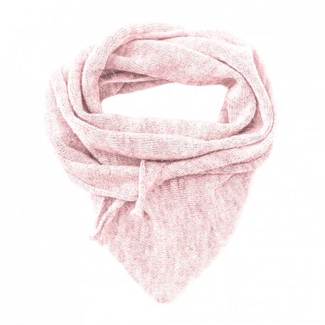 Bandana COLETTE en Alpaga - Rose pâle