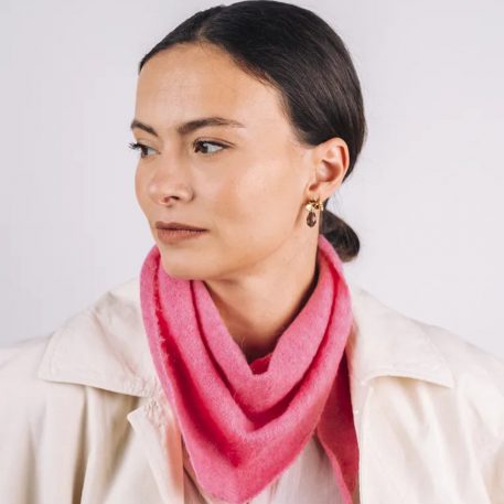 Bandana COLETTE en Alpaga - Rose