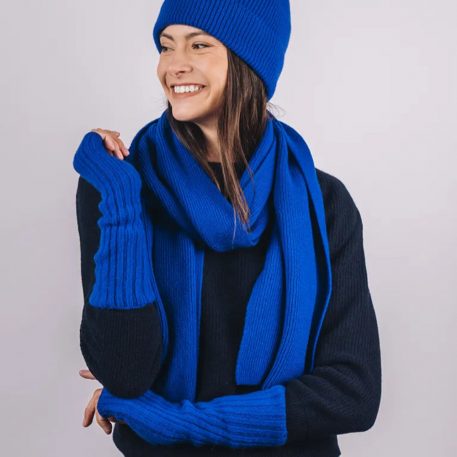 Écharpe LA HOGUETTE (Mixte) - Bleu électrique