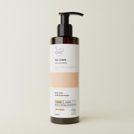 Gel corps anti rugosités