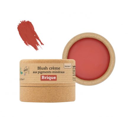 Blush crème aux pigments minéraux - Version 1 - Brique