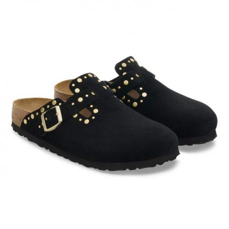 Boston Suéde Rivets Black