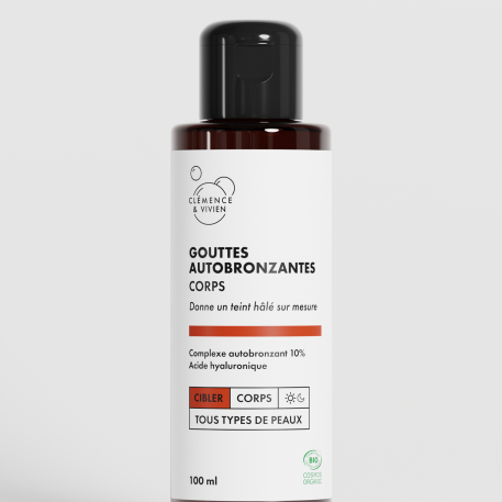 Gouttes autobronzantes corps