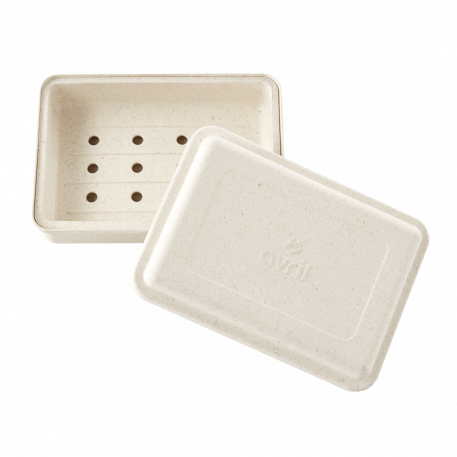 Boîte à savon égouttoir en bioplastique