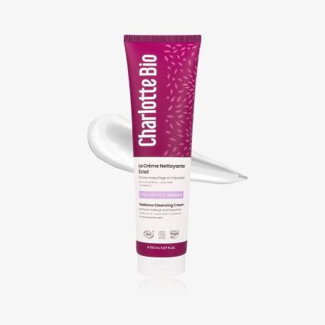 Crème nettoyante visage éclat bio