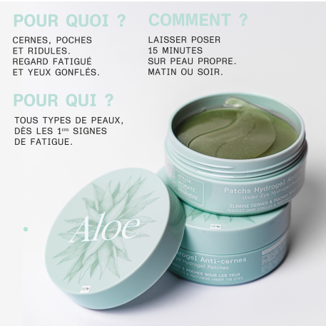 Patchs hydrogel anti-cernes