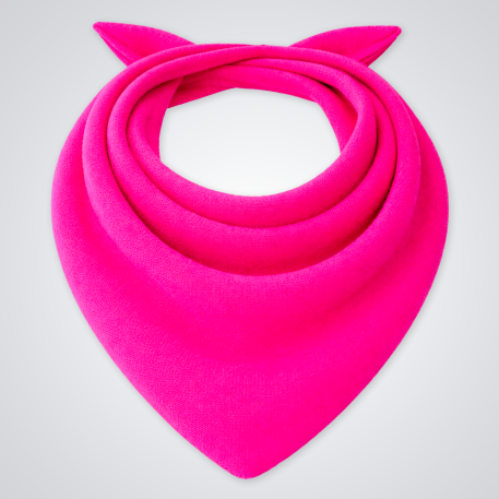Bandana COLETTE en Alpaga - Rose néon