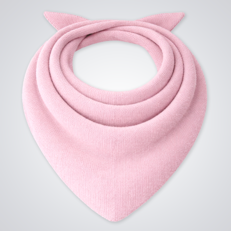 Bandana COLETTE en Alpaga - Rose pâle