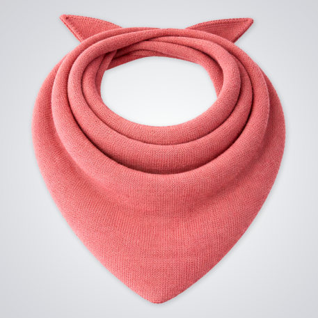 Bandana COLETTE en Alpaga - Vieux Rose