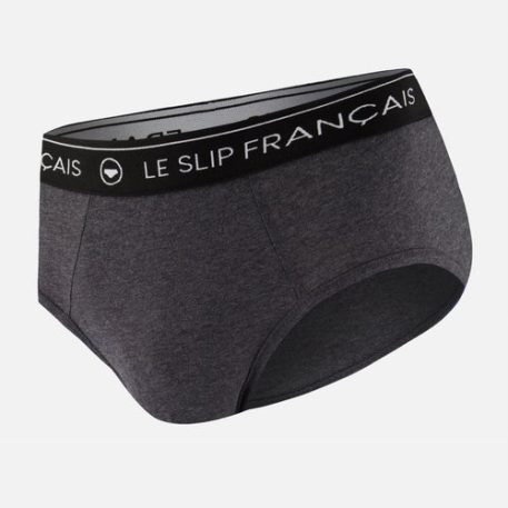 Slip en coton Intrépide Gris Anthracite