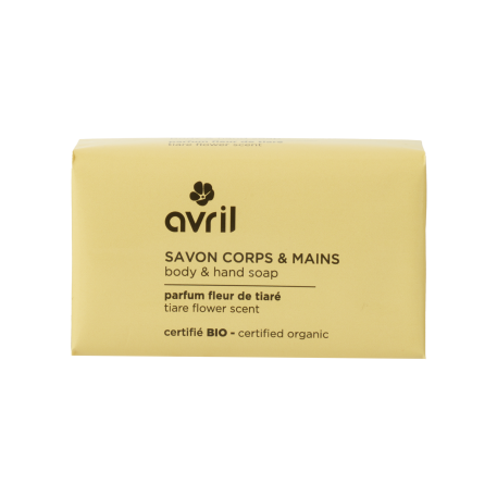 Savon corps et mains Fleur de tiaré