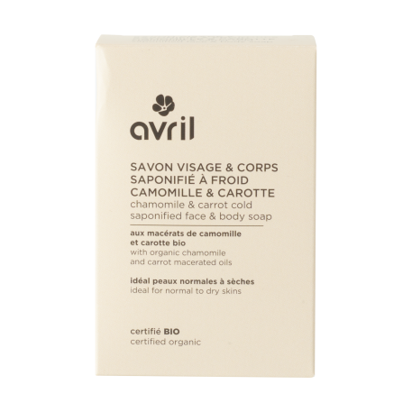Savon à froid visage & corps Camomille & carotte